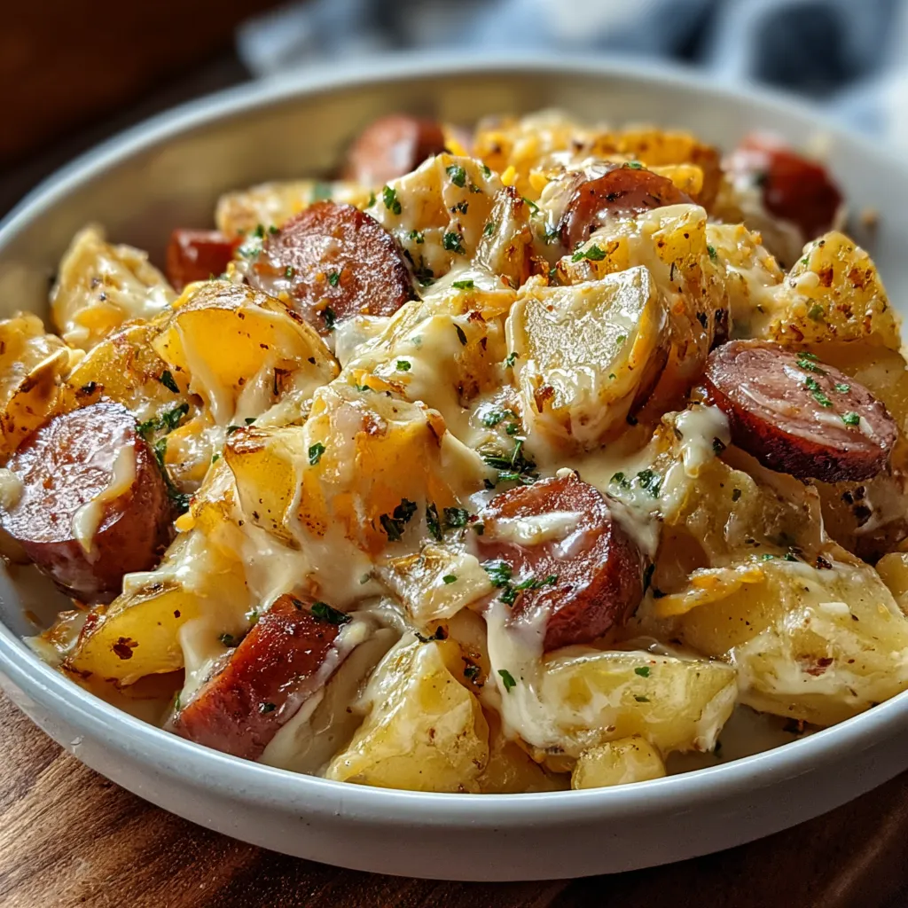 CREAMY CHEESY RANCH POTATOES Smoked Sausage ULTIMATE