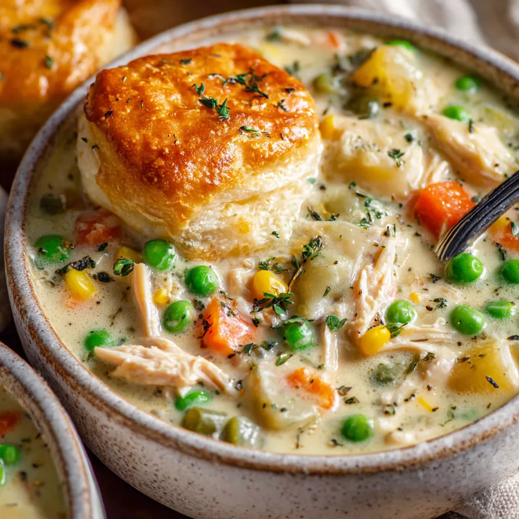 CREAMY CHICKEN POT PIE SOUP ULTIMATE
