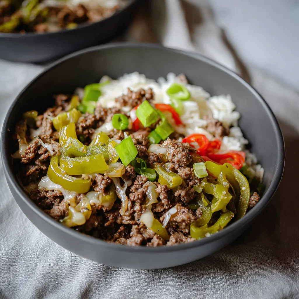 IRRESISTIBLE PHILLY CHEESESTEAK BOWLS
