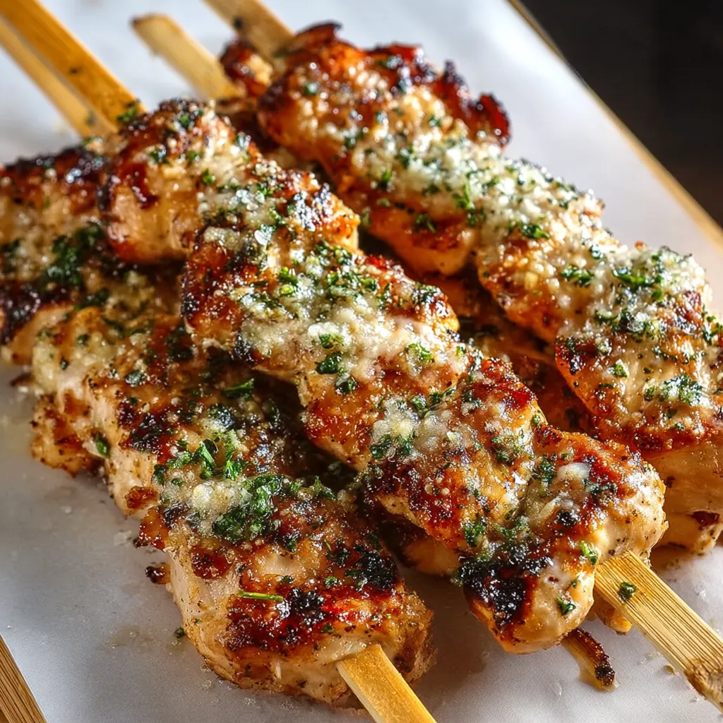 GRILLED RANCH PARMESAN CHICKEN SKEWERS ULTIMATE