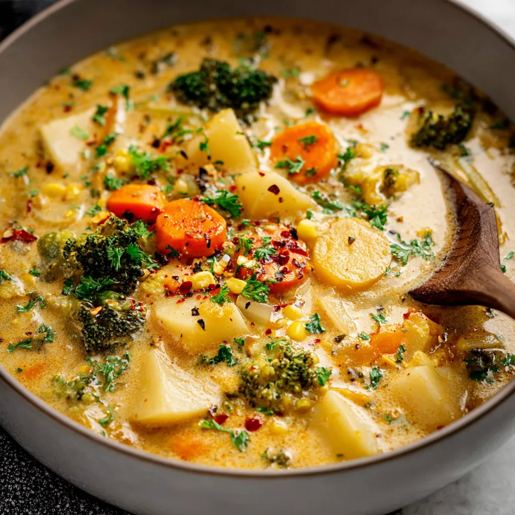 ULTIMATE CREAMY VEGETABLE SOUP